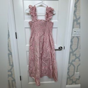 Hill House Ellie Nap Dress in Pink Bridgerton Print